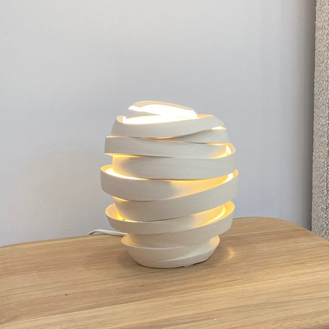 BEDSIDE LAMP // Ceramic, SPIRAL