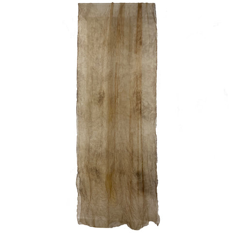 FREEFORM CURTAIN // Hand dyed , CHAMPAGNE [1]