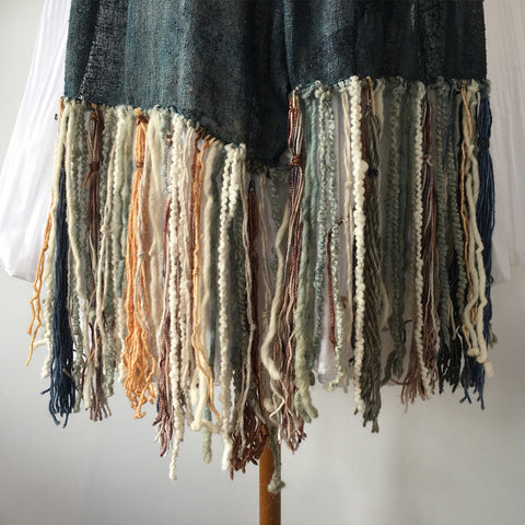 SCARF // Dyes, Yarn & Noil