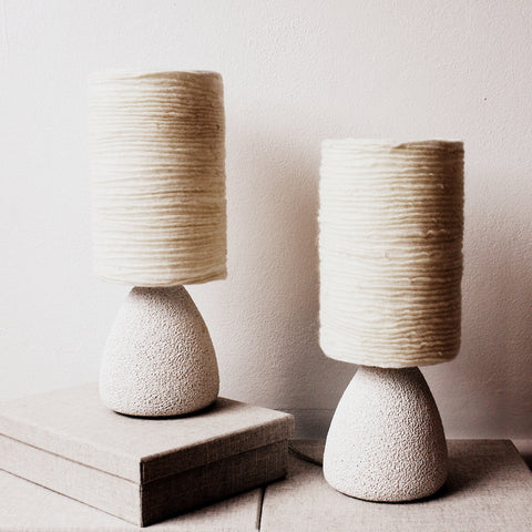 TABLE LAMPS // Fibre & Ceramic