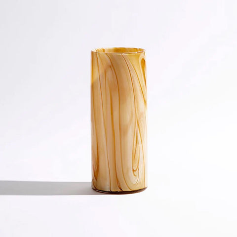 VASE // Glass, Round or Tall, LINEAL [Honey]