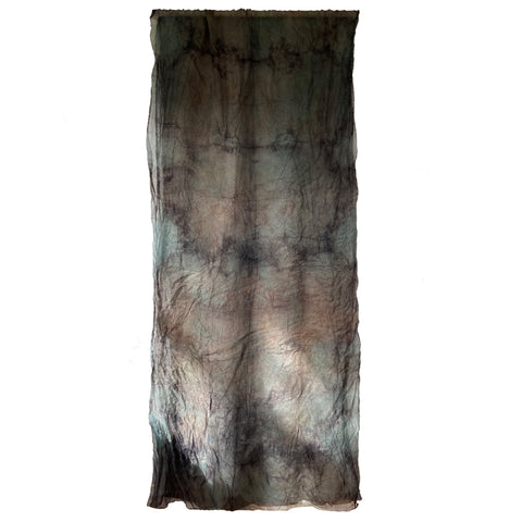 FREEFORM CURTAIN // Hand dyed silk, MAGNETIC [1]