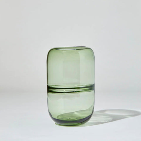VASE // Glass, JEWEL, Green [L]