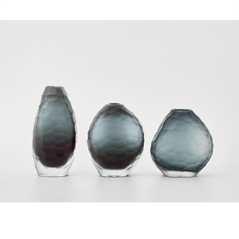 VASE // Glass, OCEANIC, frosted
